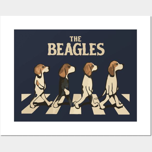 The Beagles Wall Art by Rahelrana